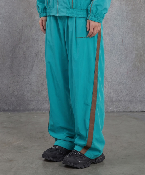 NIGHTWORKDEPT(ナイトワークデプト)の「MIDNIGHT RACING TRACK PANTS_MINT(スウェットパンツ・レディース・その他・SMALL/MEDIUM)」の1枚目の写真