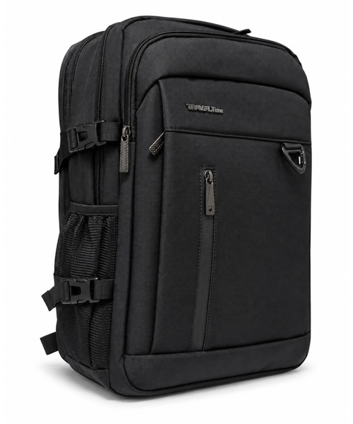 Travel Time(トラベルタイム)の「【TRAVEL TIME 】PC収納・大容量・3WAYスクエアビジネスバッグ ビジネスリュック 通勤・出張対応 ユニセックス A4対応 USBポート付き(ビジネスバッグ・レディース・ブラック/ネイビー・FREE)」の3枚目の写真