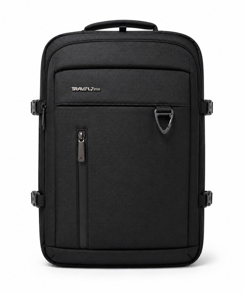 Travel Time(トラベルタイム)の「【TRAVEL TIME 】PC収納・大容量・3WAYスクエアビジネスバッグ ビジネスリュック 通勤・出張対応 ユニセックス A4対応 USBポート付き(ビジネスバッグ・レディース・ブラック/ネイビー・FREE)」の16枚目の写真