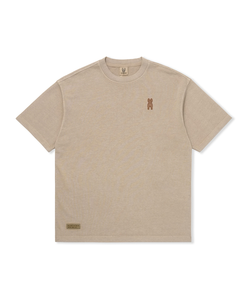 LIFE WORK(ライフワーク)の「パブリック)ウォッシュシリコーンラドック半袖Tシャツ(Tシャツ/カットソー・メンズ・チャコールグレー/ライトグレー/ベージュ/ネイビー/ブラウン/カーキ/ピンク・X-SMALL/M/S/L/XL)」の5枚目の写真