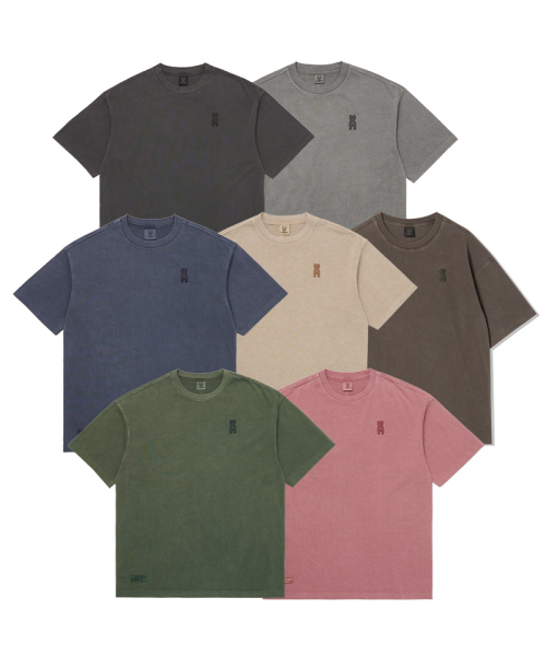 LIFE WORK(ライフワーク)の「パブリック)ウォッシュシリコーンラドック半袖Tシャツ(Tシャツ/カットソー・メンズ・チャコールグレー/ライトグレー/ベージュ/ネイビー/ブラウン/カーキ/ピンク・X-SMALL/M/S/L/XL)」の8枚目の写真