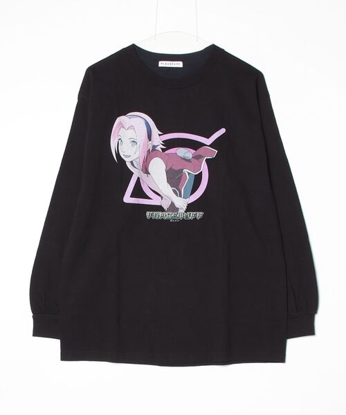 F-LAGSTUF-F（フラグスタフ）の「"SAKURA" L/S TEE（Tシャツ/カットソー・メンズ・ホワイト系/White/Black・XX-LARGE/X-LARGE/LARGE/MEDIUM）」の3枚目の写真