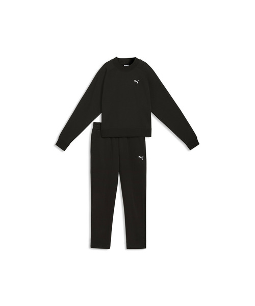 PUMA(プーマ)の「PUMA プーマ ウィメンズ ラウンジウェア コンフォート スウェットスーツ 上(ジャージ・レディース・オフホワイト/ブラック/ダークブラウン系・LARGE/X-SMALL/SMALL/MEDIUM)」の14枚目の写真