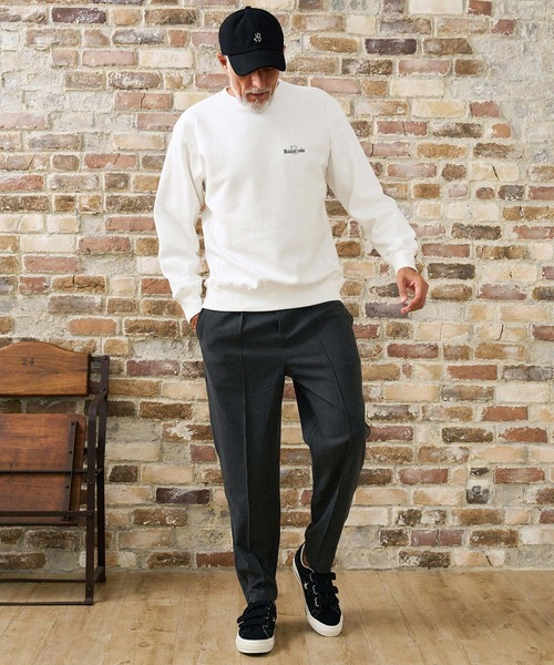 Maison code 13(メゾンコードサーティーン)の「msw1928- Twelve Ounce Brushed Fleece Sweatshirt トレーナー(M26W-20)(スウェット・メンズ・ホワイト/ブラック/アッシュ・M/L/XL/S)」の8枚目の写真