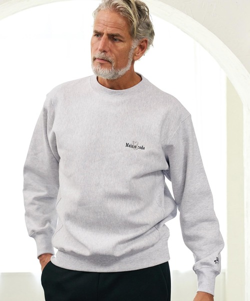 Maison code 13(メゾンコードサーティーン)の「msw1928- Twelve Ounce Brushed Fleece Sweatshirt トレーナー(M26W-20)(スウェット・メンズ・ホワイト/ブラック/アッシュ・M/L/XL/S)」の10枚目の写真