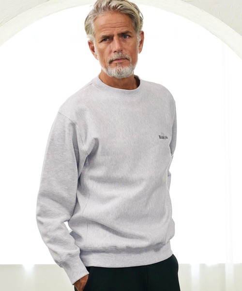 Maison code 13(メゾンコードサーティーン)の「msw1928- Twelve Ounce Brushed Fleece Sweatshirt トレーナー(M26W-20)(スウェット・メンズ・ホワイト/ブラック/アッシュ・M/L/XL/S)」の12枚目の写真