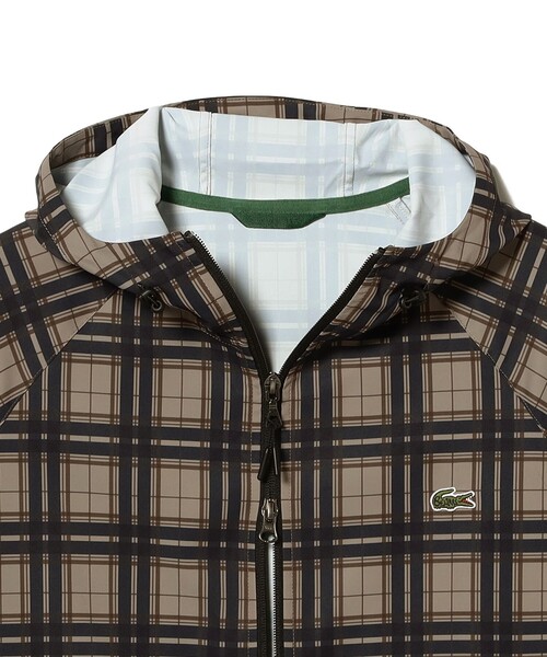 LACOSTE(ラコステ)の「【別注】LACOSTE / Plaid Hooded Jacket(ブルゾン・メンズ・ベージュ/ネイビー・SMALL/MEDIUM/LARGE/X-LARGE)」の14枚目の写真
