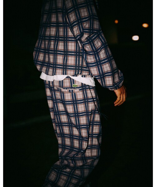 LACOSTE(ラコステ)の「【別注】LACOSTE / Plaid Hooded Jacket(ブルゾン・メンズ・ベージュ/ネイビー・SMALL/MEDIUM/LARGE/X-LARGE)」の8枚目の写真