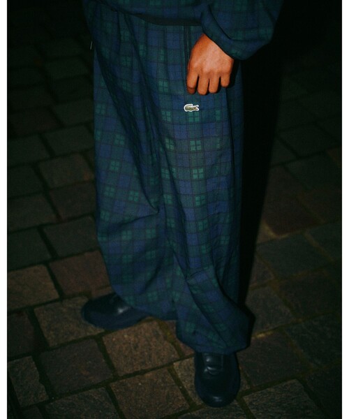 LACOSTE(ラコステ)の「【別注】LACOSTE / Plaid Hooded Jacket(ブルゾン・メンズ・ベージュ/ネイビー・SMALL/MEDIUM/LARGE/X-LARGE)」の10枚目の写真