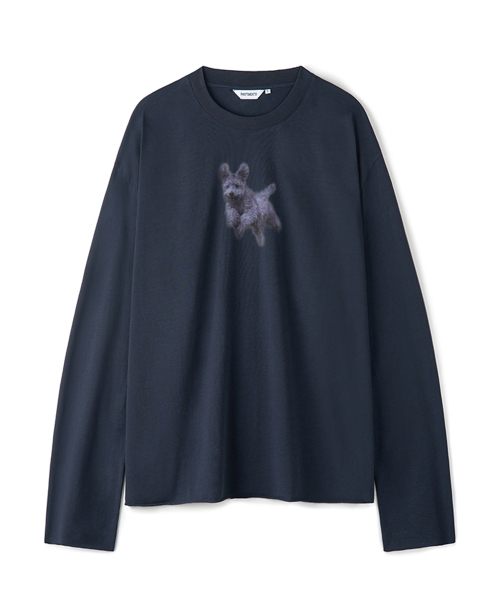 PARTIMENTO(パルティメント)の「フェイドペット ロングスリーブ ネイビー(Tシャツ/カットソー・メンズ・その他・MEDIUM/LARGE)」の1枚目の写真