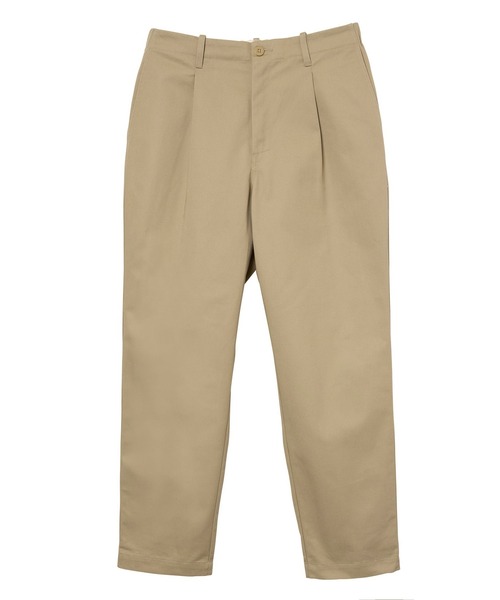 UNIVERSAL OVERALL(ユニバーサルオーバーオール)の「UNIVERSAL OVERALL TUCK TAPERED(その他パンツ・メンズ・ブラック/ベージュ・30inch/34inch/32inch)」の1枚目の写真