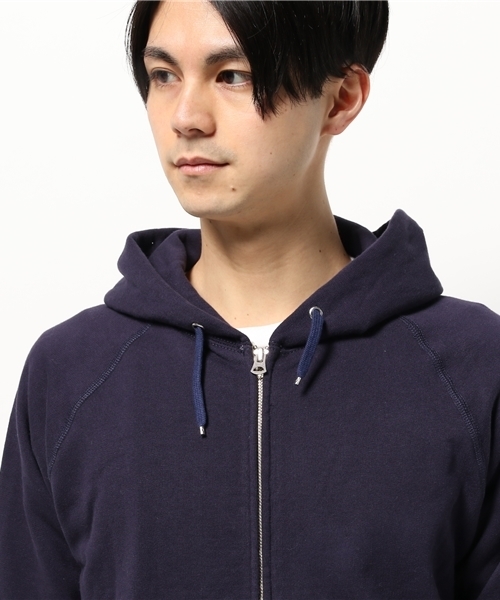 GYMPHLEX（ジムフレックス）の「【GYMPHLEX】ジムフレックスコットンテリーパーカ-（パーカー・メンズ・ホワイト/ネイビー/グレー・LARGE/MEDIUM）」の6枚目の写真