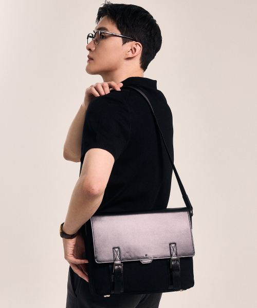 BEDFORD11TH（ベッドフォードイレブンス）の「ポリゴン ダブルベルト クロスボディ [ブラック]（メッセンジャーバッグ・メンズ・その他・FREE）」の10枚目の写真