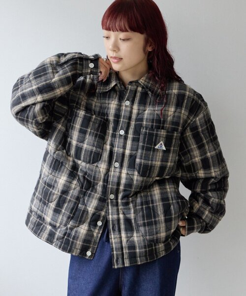 GEVACO（ゲバコ）の「【GEVACO】キルティングジャケット（ブルゾン・メンズ・ブラック/ネイビー・MEDIUM/LARGE）」の4枚目の写真