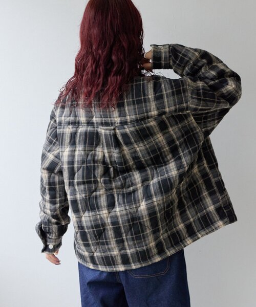GEVACO（ゲバコ）の「【GEVACO】キルティングジャケット（ブルゾン・メンズ・ブラック/ネイビー・MEDIUM/LARGE）」の6枚目の写真