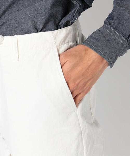 SHIPS（シップス）の「SHIPS×STILL BY HAND: SHIPS（シップス）別注 リップストップ/ホワイト テーパード イージーパンツ [Begin 5月号掲載]（その他パンツ・メンズ・ホワイト・X-LARGE/SMALL/MEDIUM/LARGE）」の6枚目の写真