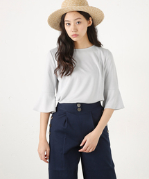 MOUSSY | FLARE SLEEVE POINT TOPS(Tシャツ/カットソー)