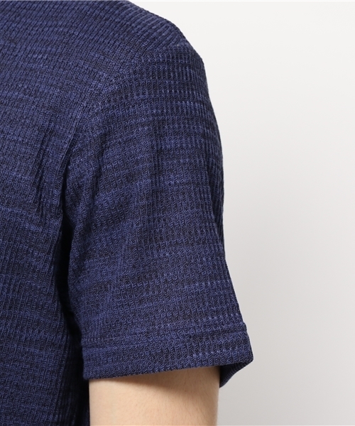 MEN'S BIGI(メンズビギ)の「VネックTシャツ/JAPAN MADE(日本製)(Tシャツ/カットソー・メンズ・グレー/ベージュ/ネイビー・MEDIUM/SMALL/LARGE)」の7枚目の写真