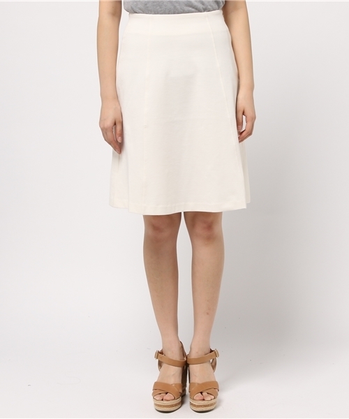 NATURAL BEAUTY BASIC(ナチュラルビューティーベーシック)の「【美人百花 4月号掲載】ポンチスカート(スカート・レディース・ネイビー/ホワイト系その他/カーキ・MEDIUM/SMALL)」の10枚目の写真