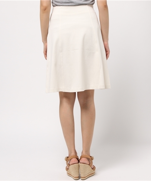 NATURAL BEAUTY BASIC(ナチュラルビューティーベーシック)の「【美人百花 4月号掲載】ポンチスカート(スカート・レディース・ネイビー/ホワイト系その他/カーキ・MEDIUM/SMALL)」の12枚目の写真