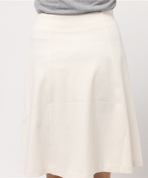 NATURAL BEAUTY BASIC(ナチュラルビューティーベーシック)の「【美人百花 4月号掲載】ポンチスカート(スカート・レディース・ネイビー/ホワイト系その他/カーキ・MEDIUM/SMALL)」の5枚目の写真