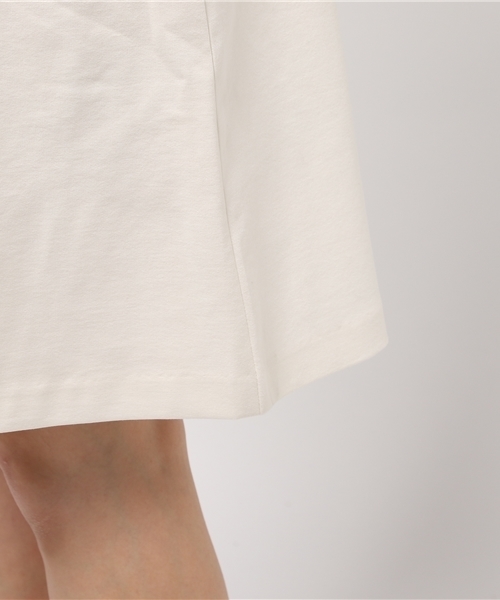 NATURAL BEAUTY BASIC(ナチュラルビューティーベーシック)の「【美人百花 4月号掲載】ポンチスカート(スカート・レディース・ネイビー/ホワイト系その他/カーキ・MEDIUM/SMALL)」の6枚目の写真