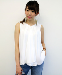 N.（N. Natural Beauty Basic） | ビエラ フロントフリル(シャツ/ブラウス)