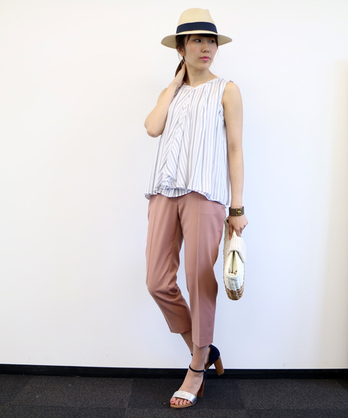 N.（N. Natural Beauty Basic）（エヌエヌナチュラルビューティーベーシック）の「ビエラブラウス（シャツ/ブラウス・レディース・ブルー/ホワイト/ホワイト系その他/ネイビー/オレンジ・MEDIUM）」の19枚目の写真