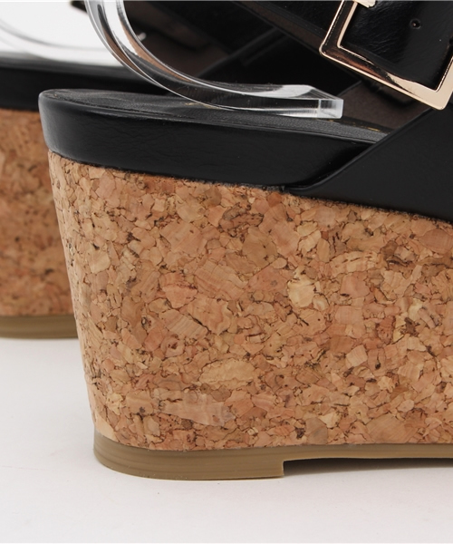 LE TALON（ルタロン）の「7.5cmクロスプラットサンダル◆（サンダル・レディース・ベージュ/シルバー/ブラック・35.5/36.5/37.5/38）」の9枚目の写真