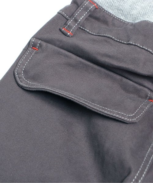 BREEZE（ブリーズ）の「ネット限定裾リブジョガーパンツ(9分丈)（その他パンツ・キッズ・レッド/カーキ/チャコール/ネイビー/ベージュ・95/120/110/130/100/140/80/90）」の18枚目の写真