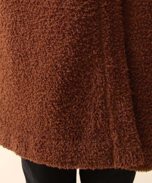 coen（コーエン）の「モールヤーンロングカーディガン（カーディガン/ボレロ・レディース・ブラウン/ネイビー・FREE）」の3枚目の写真