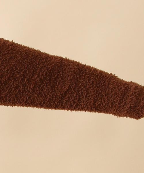 coen（コーエン）の「モールヤーンロングカーディガン（カーディガン/ボレロ・レディース・ブラウン/ネイビー・FREE）」の5枚目の写真