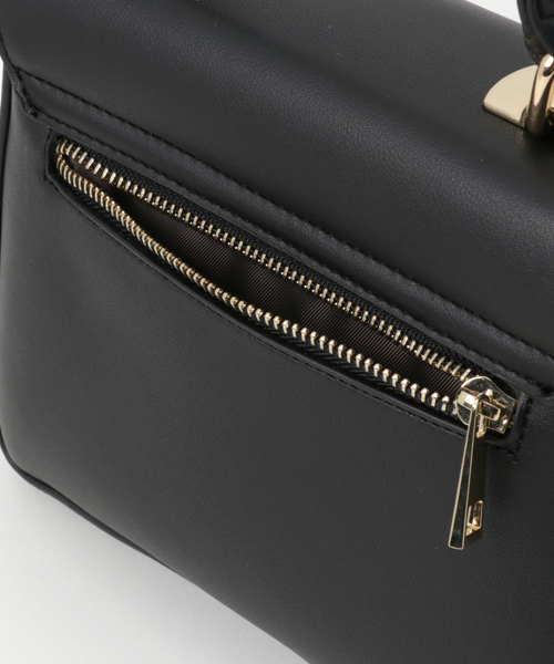 PLAIN CLOTHING（プレーンクロージング）の「フロントダブルポケットハンドバッグ/ショルダーバッグ【PLAIN CLOTHING】（ショルダーバッグ・レディース・ブラック/キャメル/グレー・FREE）」の14枚目の写真