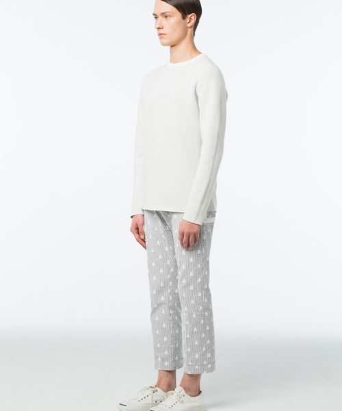 koe×THOM BROWNE（コエトムブラウン）の「[koe×THOM BROWNE]MENS BOAT SEERSUCKER PANTS（その他パンツ・メンズ・ネイビー・SMALL/MEDIUM/LARGE）」の7枚目の写真