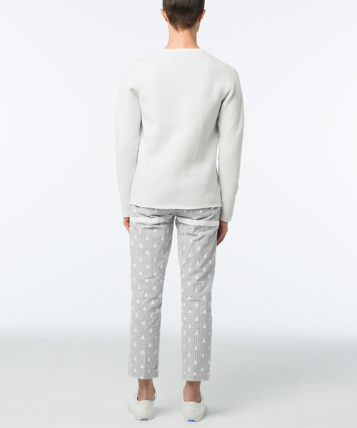 koe×THOM BROWNE（コエトムブラウン）の「[koe×THOM BROWNE]MENS BOAT SEERSUCKER PANTS（その他パンツ・メンズ・ネイビー・SMALL/MEDIUM/LARGE）」の8枚目の写真