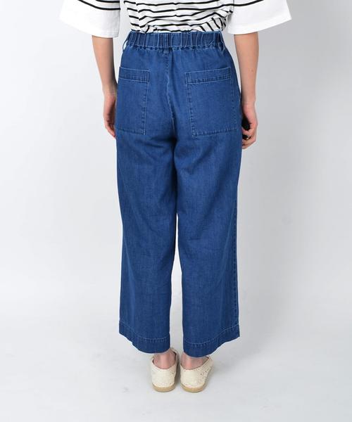 liflattie ships（リフラティ シップス）の「liflattie ships:ソフト デニム ワイドパンツ ◇（デニムパンツ・レディース・ブルー・SMALL/MEDIUM）」の5枚目の写真