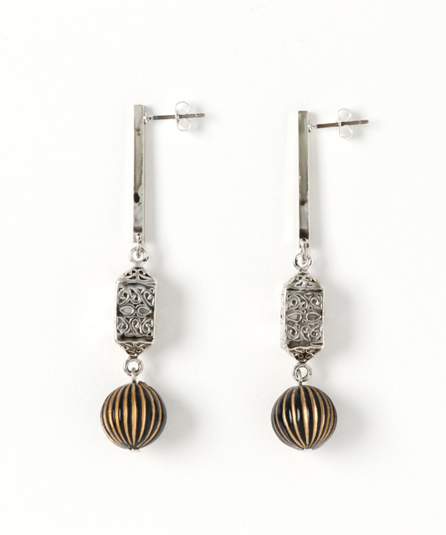 lluvia(ジュビア)の「【Lluvia/ジュビア】サーカスボールピアス(ピアス(両耳用)・レディース・ゴールド/シルバー・FREE)」の3枚目の写真