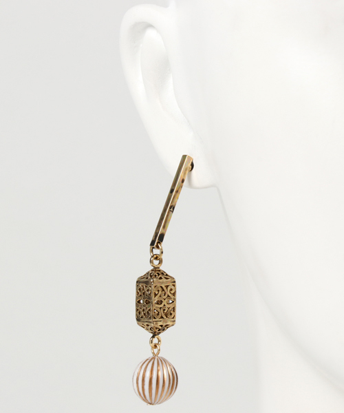 lluvia(ジュビア)の「【Lluvia/ジュビア】サーカスボールピアス(ピアス(両耳用)・レディース・ゴールド/シルバー・FREE)」の7枚目の写真