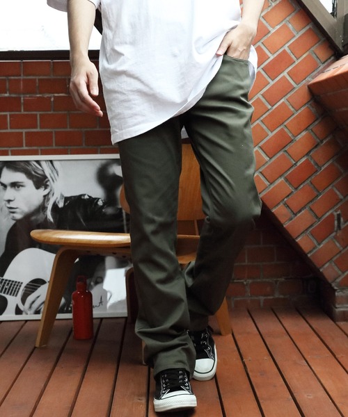 8(eight)(エイト)の「シューカットスキニーパンツ(チノパンツ・メンズ・ホワイト/ブラック/ワイン/カーキ/ネイビー/グレー/ベージュ/ライトグレー・LARGE/MEDIUM/X-LARGE)」の6枚目の写真
