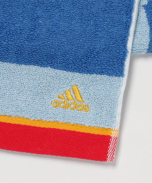 adidas（アディダス）の「WEGO/adidas フレアマフラータオル（タオル・メンズ・レッド/ブルー/イエロー・FREE）」の5枚目の写真