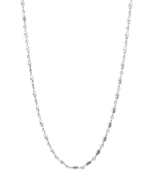 LION HEART シルバー オーバル デザイン チェーンネックレス 50cm HOWL