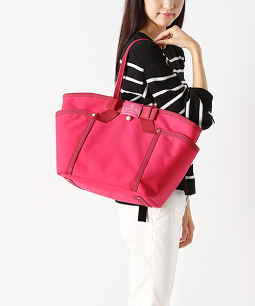 LANVIN en Bleu（ランバンオンブルー）の「ジュール トートバッグ（トートバッグ・レディース・レッド/ブラック/アイボリー/ネイビー/ベージュ/グレー・FREE）」の6枚目の写真