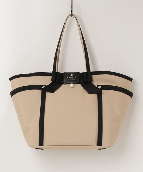 LANVIN en Bleu（ランバンオンブルー）の「ジュール トートバッグ（トートバッグ・レディース・レッド/ブラック/アイボリー/ネイビー/ベージュ/グレー・FREE）」の4枚目の写真