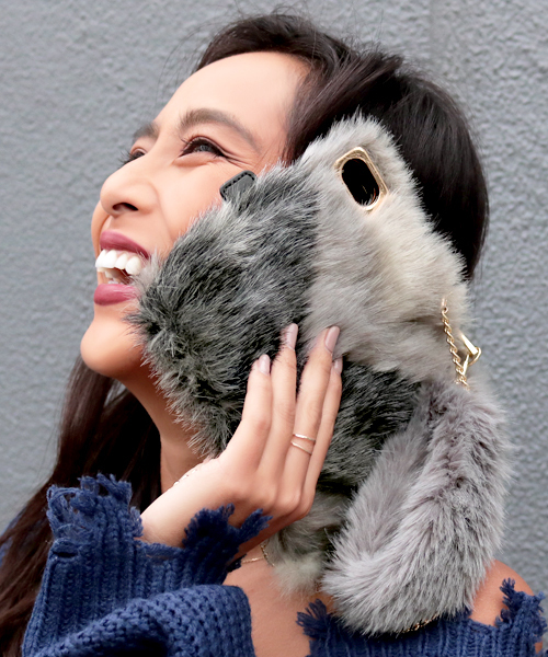 Anap アナップ の Mixファーiphoneケース スマホケース カバー Wear