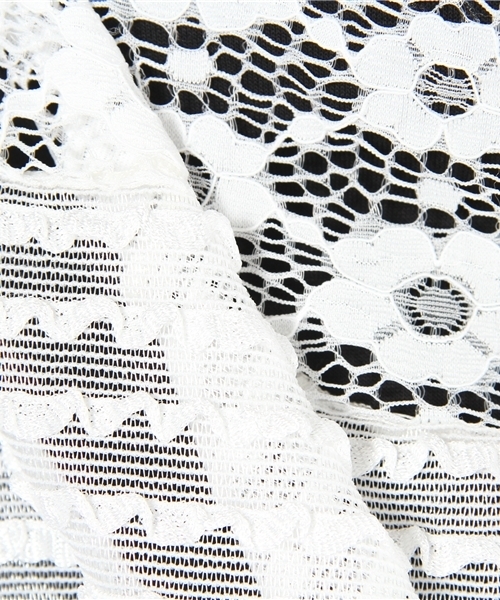 mystic（ミスティック）の「レース切替T（Tシャツ/カットソー・レディース・ブラック/ベージュ/オフホワイト・ﾌﾘ-）」の5枚目の写真