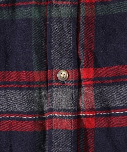 niko and...（ニコアンド）の「20ふんわりネルチェックシャツ（シャツ/ブラウス・レディース・グレー/ネイビー/イエロー/レッド・MEDIUM/LARGE/SMALL）」の21枚目の写真