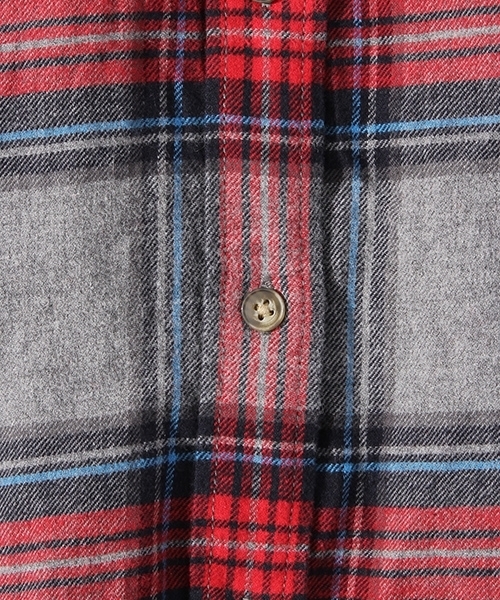 niko and...（ニコアンド）の「20ふんわりネルチェックシャツ（シャツ/ブラウス・レディース・グレー/ネイビー/イエロー/レッド・MEDIUM/LARGE/SMALL）」の22枚目の写真