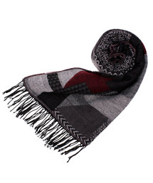 ８(eight) | 幾何学柄 ロングマフラー ストール(マフラー)