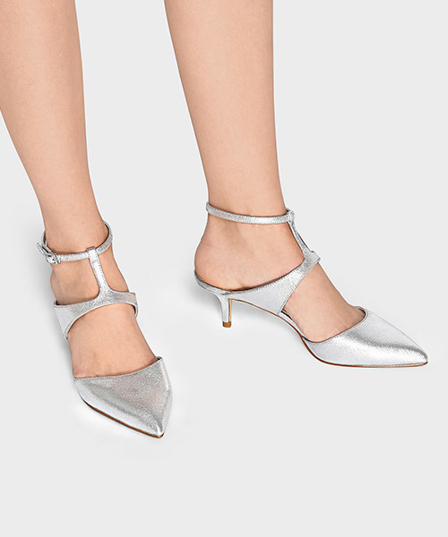 CHARLES & KEITH（チャールズ & キース）の「アンクルストラップヒール / ANKLE STRAP HEELS（パンプス・レディース・ブラック/シルバー・22.5cm/24.5cm/23.5cm/23cm/25cm）」の9枚目の写真