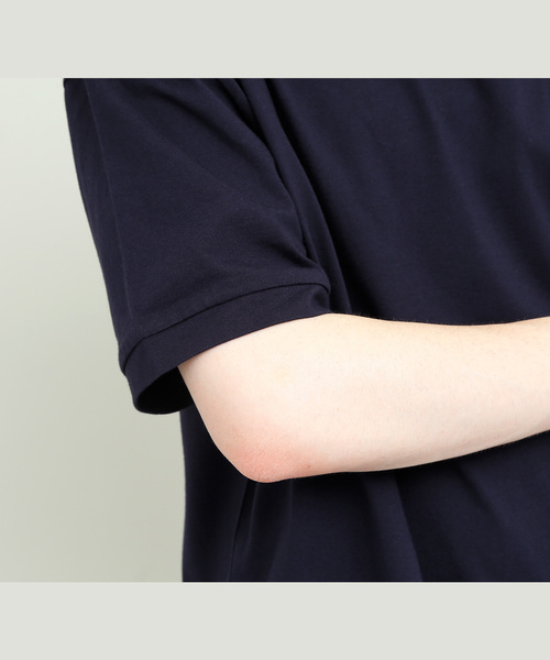 EMMA CLOTHES（エマクローズ）の「コーマビッグシルエットカットソー（Tシャツ/カットソー・メンズ・スモークピンク/オリーブ/ネイビー/オフホワイト/イエロー/ブラウン/ブラック/チャコール・FREE）」の13枚目の写真